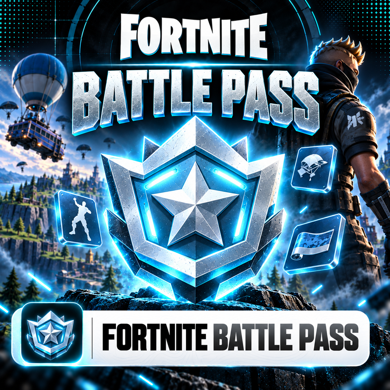Fornite Battle Pass بتل پس فورتنایت